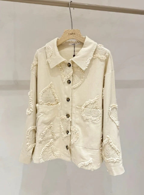 
                  
                    Veste Surchemise 100 % Coton Brodée – Pépites d’Annie
                  
                