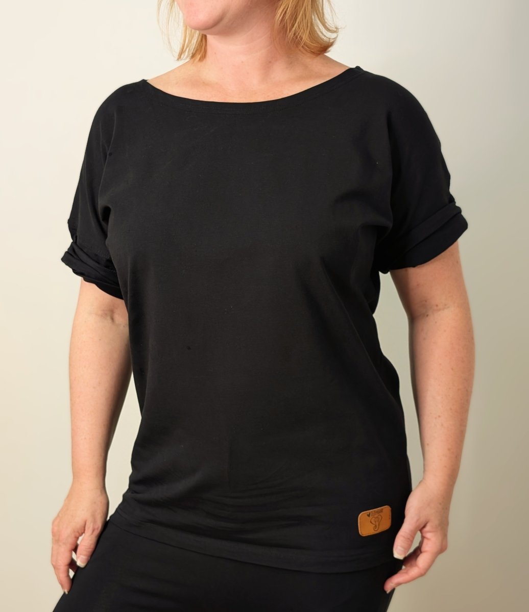 🌿 T-shirt BELLA – Confort Élégant en Bambou - Spandex - Coeur Elephant Clothing🌿 T-shirt BELLA – Confort Élégant en Bambou - SpandexTShirtCoeur Elephant ClothingCoeur Elephant ClothingBeigeXS🌿 T-shirt BELLA – Confort Élégant en Bambou - Spandex